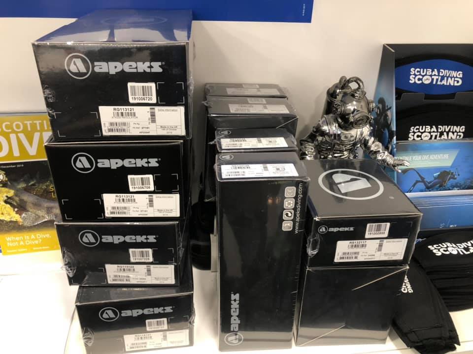 Four New Customer Apeks Regulator Sets