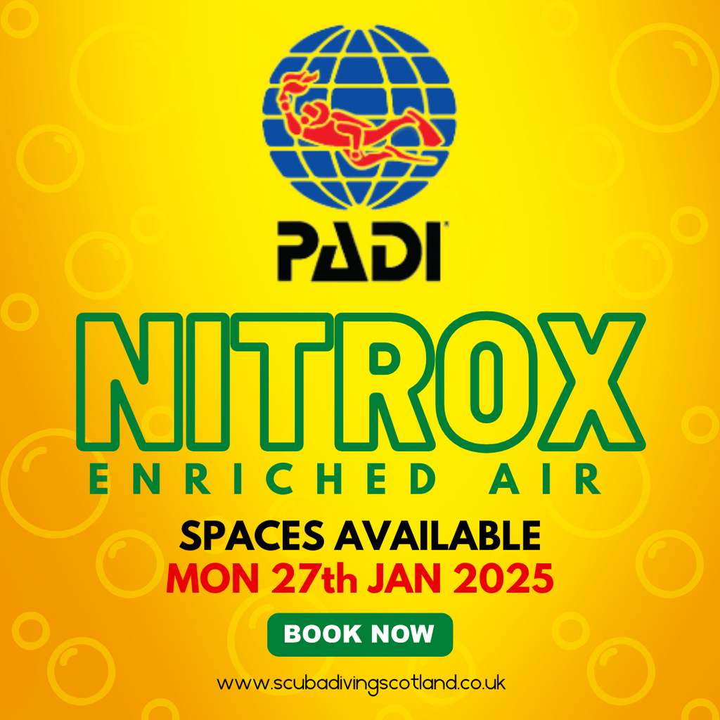 PADI Enriched Air Nitrox - Monday 27th January 2025 at 6pm