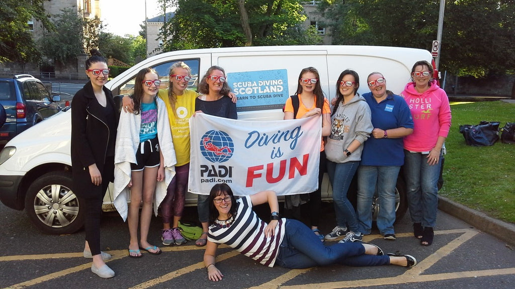 SCUBA DIVING SCOTLAND - PADI Woman's Dive Day 15th July 2017
