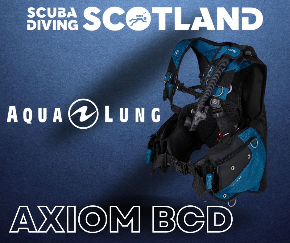 🔥 The Aqualung Axiom BCD is available online and in-store at Scuba Diving Scotland! 🤿