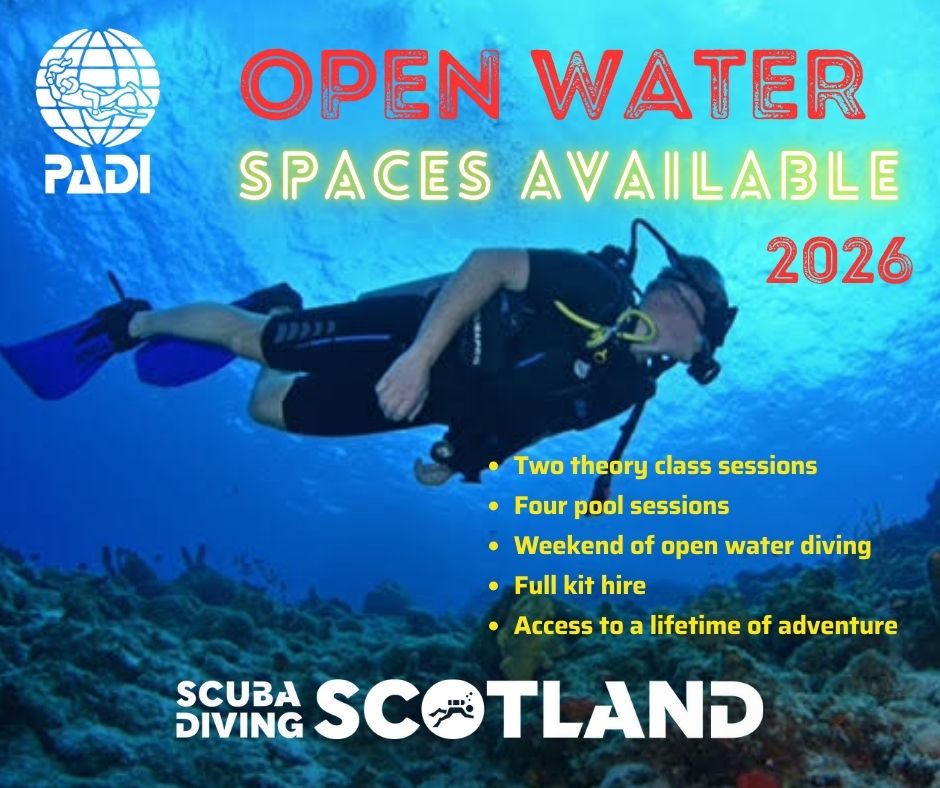 ⚠️ Our PADI Open Water Course schedule for 2026 is live! 🤿