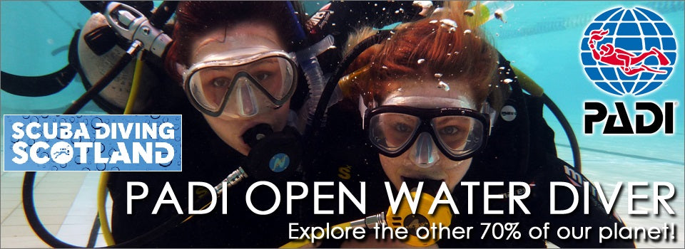 Learn To Scuba Dive with SCUBA DIVING SCOTLAND today!