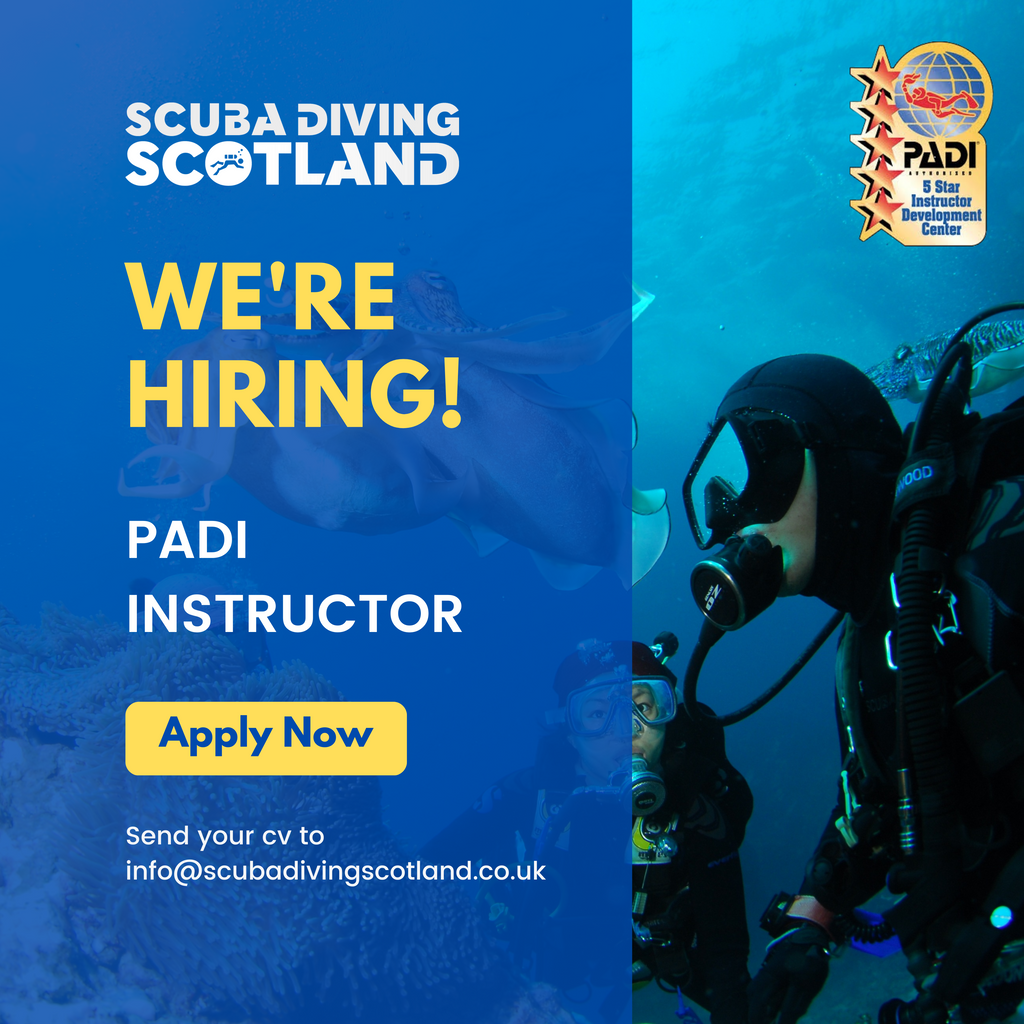 Job Vacancy at Scuba Diving Scotland