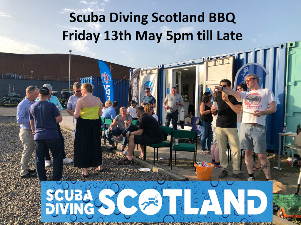 Scuba Diving Scotland BBQ Friday 13th May 2022