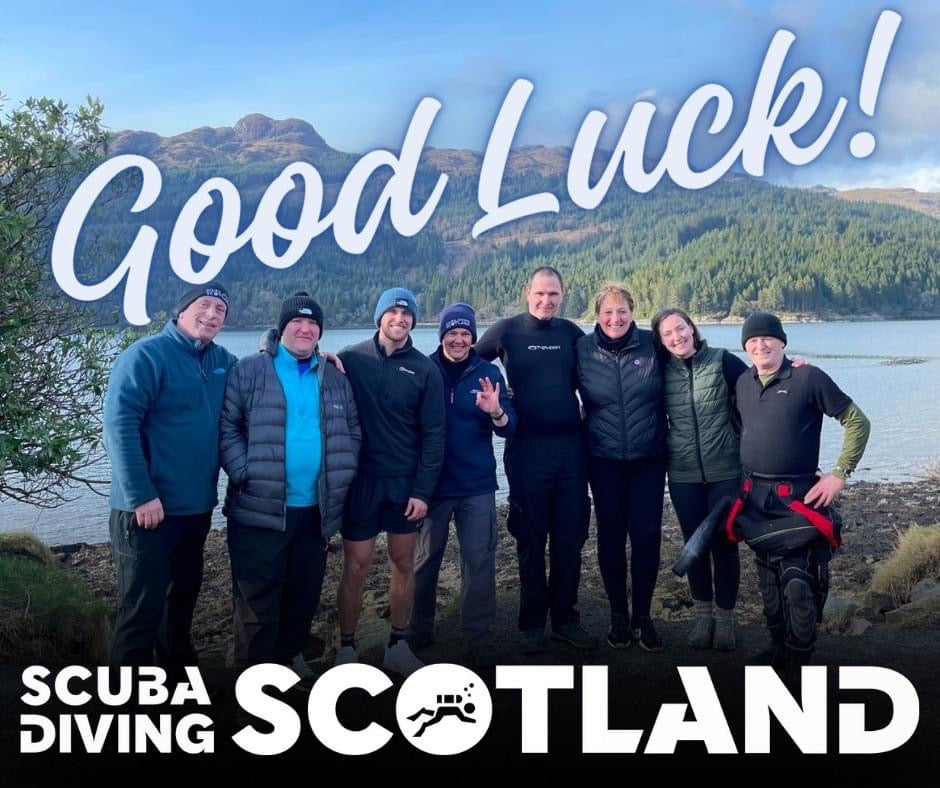 Good Luck to the PADI Instructor Exam candidates in Glasgow this weekend.