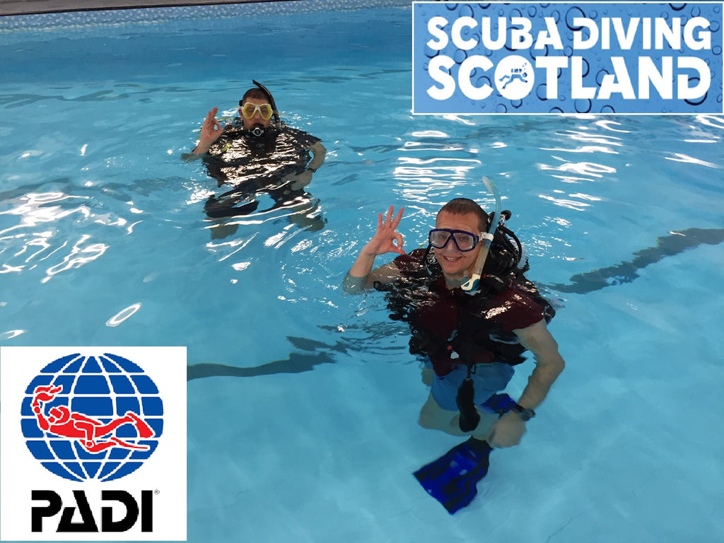 SCUBA DIVING SCOTLAND Pool Session 10th January 2018.
