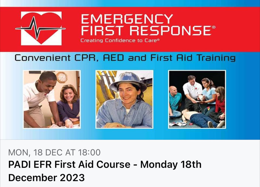 First Aid Course Monday 18th Dec at 6pm