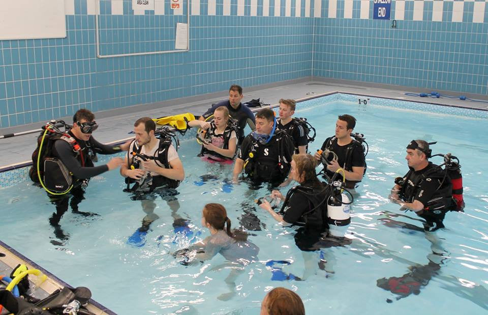 SCUBA DIVING SCOTLAND - Pool Session 3rd May 2017