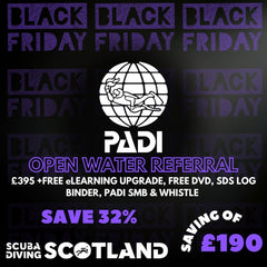 BLACK FRIDAY SALE - PADI Open Water Referral Course Package 2026