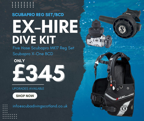 Scuba Diving Scotland Ex Hire Advanced Regulator & BCD Set