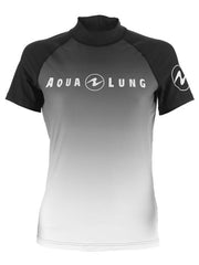 Aqualung Rash Vest White - Short Sleeve