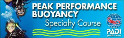 PADI Peak Performance Buoyancy Speciality Course