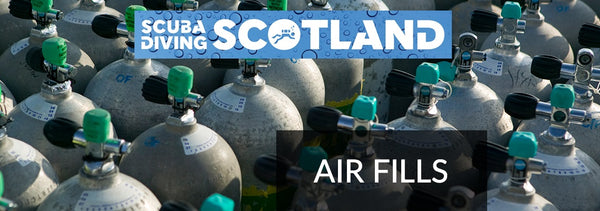 SCUBA DIVING SCOTLAND Air Card - x50 Fills