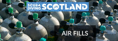 SCUBA DIVING SCOTLAND Air Card - x50 Fills